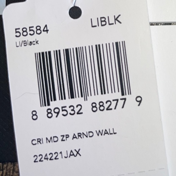 BRAND NEW✨Coach Zip Around Leather Wallet - Black * brand new w/ tags * - Picture 15 of 15